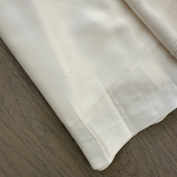 Reformation Arianwen Satin Gown Dress Wedding Bridal Fior Di Latte Sz 4 w/ tags - Picture 14 of 14